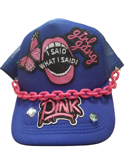 I said what I said Brook's design trucker cap