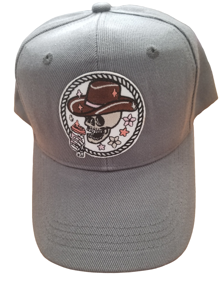 Cowboy Skeleton baseball hat