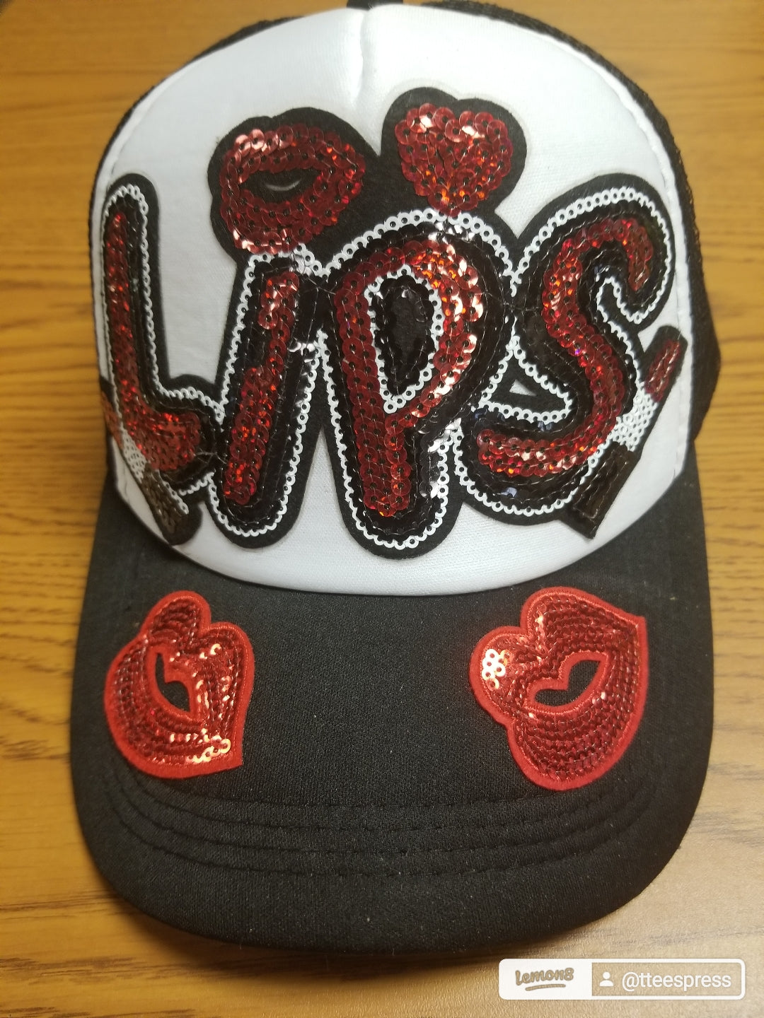 Trucker Red Lips hat